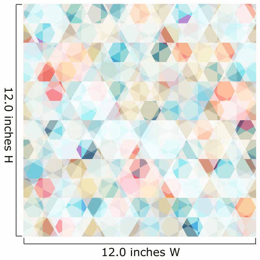 Seamless Diamond Cell Patter Wall Decal
