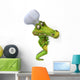 CG Crocodile Chef Around Corner Wall Decal