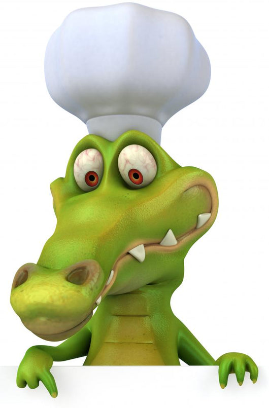 CG Crocodile Chef Wall Decal