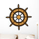 Ship Wheel Helm Wall Decal