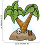 Abandoned Island Pirate Shore Wall Decal