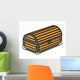 Ancient Treasure Wooden Trunk Wall Decal