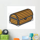 Ancient Treasure Wooden Trunk Wall Decal