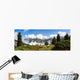 Mountain Fog after Rain Wall Decal Panoramic Wall Decal