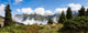 Mountain Fog after Rain Wall Decal Panoramic Wall Decal