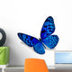 Blue Butterfly Wall Decal