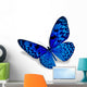 Blue Butterfly Wall Decal