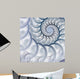 Abstract Fractal Spiral White Wall Decal
