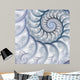 Abstract Fractal Spiral White Wall Decal