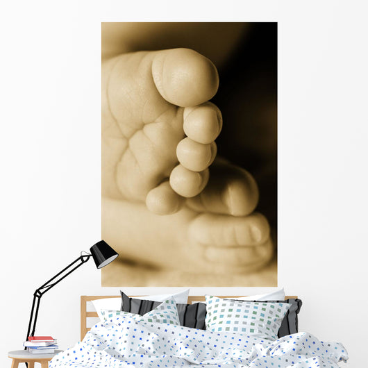 A Baby's Feet Wall Mural