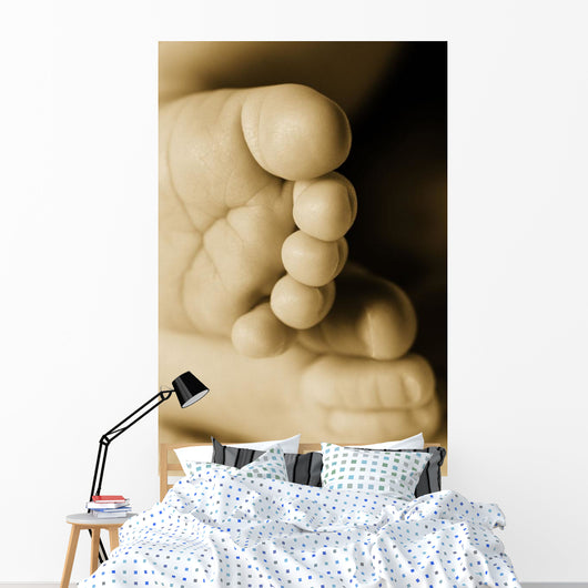 A Baby's Feet Wall Mural