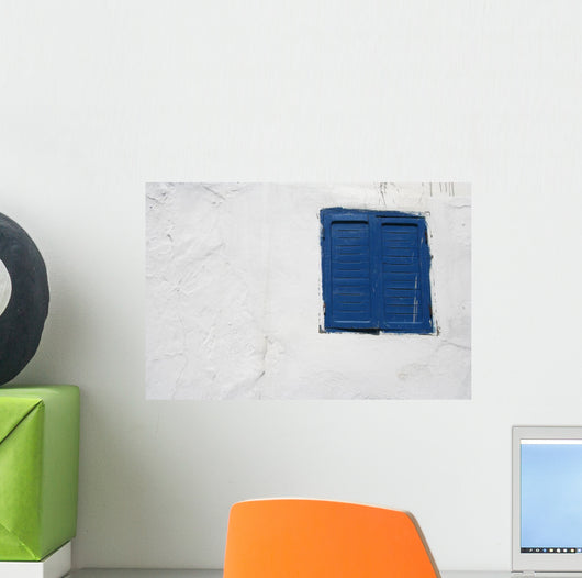 Window and White Wall Wall Decal