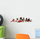 Dog and Cat Wearing Wall Decal