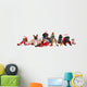 Dog and Cat Wearing Wall Decal