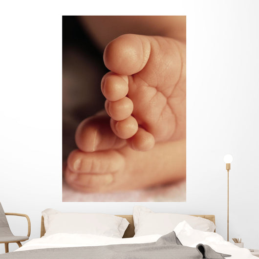 Baby's Feet Wall Mural