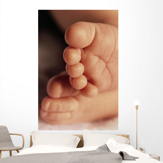 Baby's Feet Wall Mural