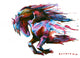 Watercolor Horse - Colorful Wall Decal