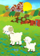 Cartoon Sheep on the Farm Wall Decal