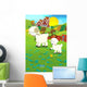 Cartoon Sheep Wall Decal
