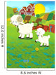 Cartoon Sheep Wall Decal