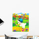 Cool Cartoon Sheep Wall Decal