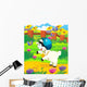 Cool Cartoon Sheep Wall Decal