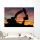 Track-type Loader Excavator Work Wall Decal