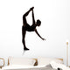 Female Ballet Dancer Wall Decal