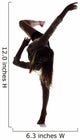 Beautiful Female Dancer Wall Decal