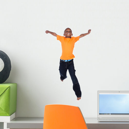 Cute African Boy Wall Decal