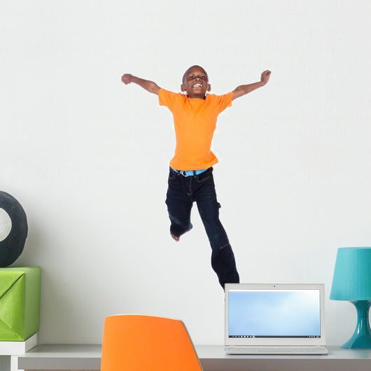 Cute African Boy Wall Decal