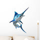 Marlin Fish White Wall Decal