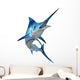 Marlin Fish White Wall Decal