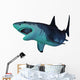 Megalodon Shark Underwater Wall Decal