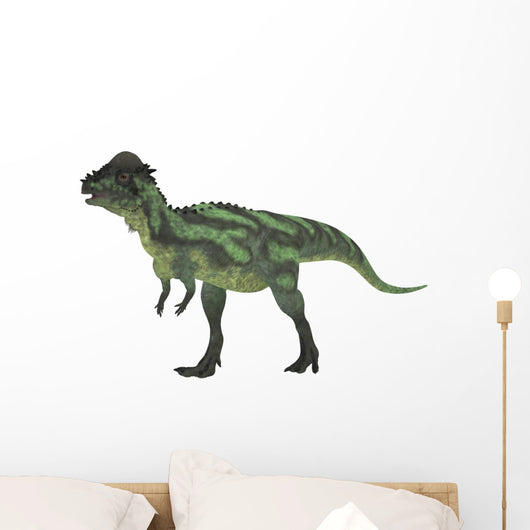 Pachycephalosaurus White Wall Decal