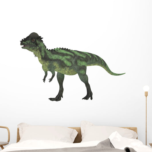 Pachycephalosaurus White Wall Decal