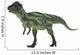 Pachycephalosaurus White Wall Decal