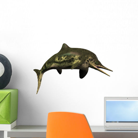 Stenopterygius Icthyosaur White Wall Decal