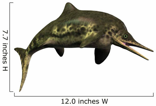 Stenopterygius Icthyosaur White Wall Decal