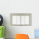 White Curtain and Window Wall Decal