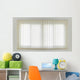 White Curtain and Window Wall Decal