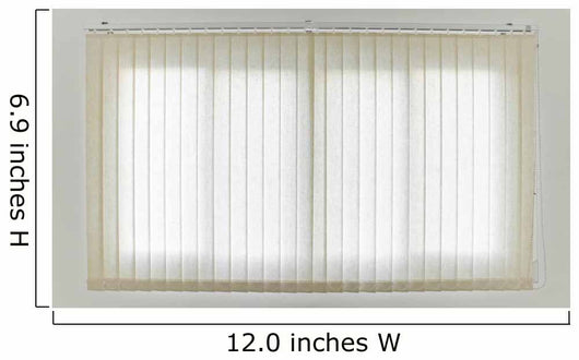 White Curtain and Window Wall Decal