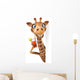 CG Giraffe Drinking Sweat Tea Wall Decal