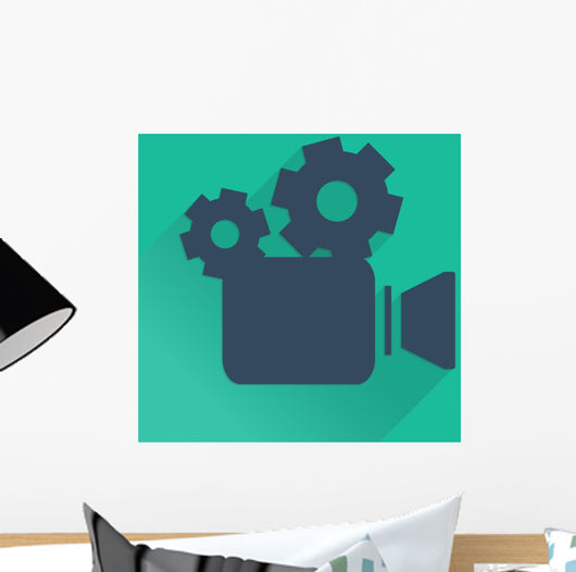 Flat Camera 2 Wall Decal