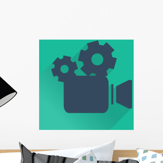 Flat Camera 2 Wall Decal