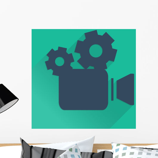 Flat Camera 2 Wall Decal