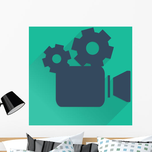 Flat Camera 2 Wall Decal