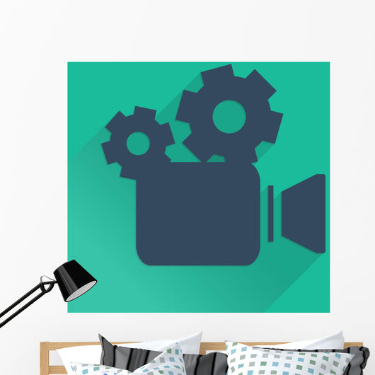 Flat Camera 2 Wall Decal