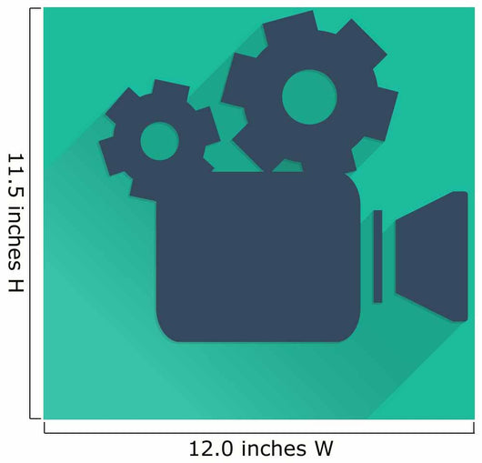 Flat Camera 2 Wall Decal