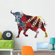Ornamental Toro Bull Wall Decal
